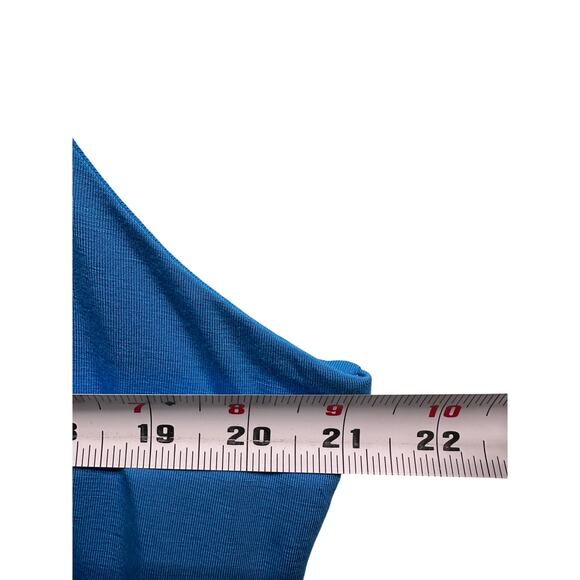 NWT Cute Athleta Santorini Thera Dress Size 1X Teal Blue - Picture 7 of 11